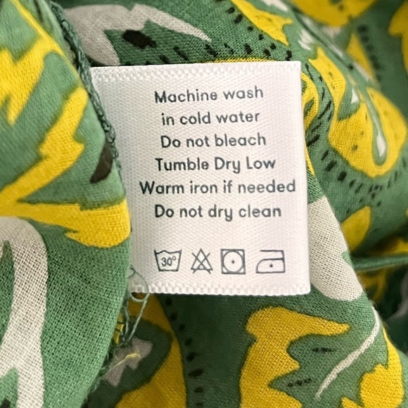 Roller Rabbit Green Zana Button-Down Maxi Dress - Picture 9 of 11